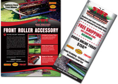 Reel Roller Sales Brochure & Product Hanger