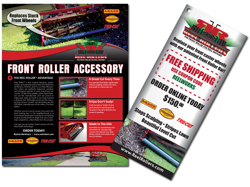 Reel Roller Sales Brochure & Product Hanger